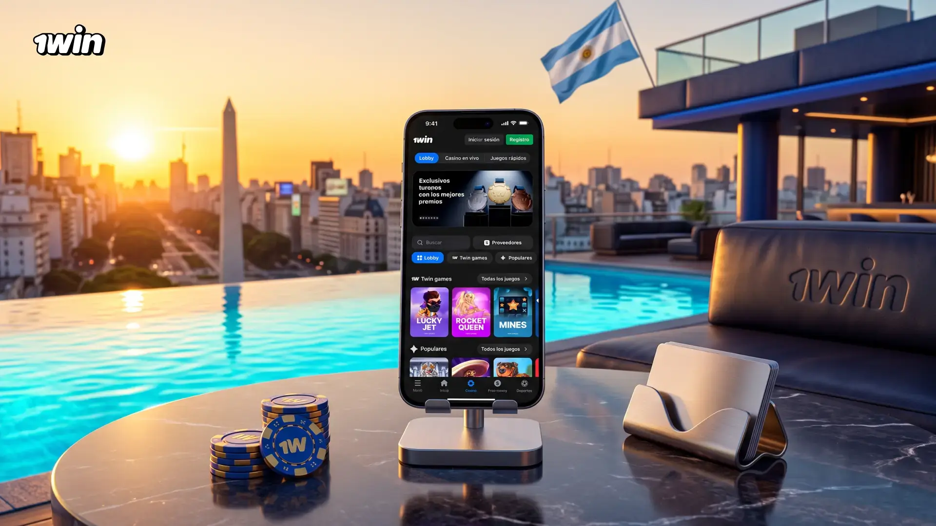 1win Casino en Argentina: juegos, bono de hasta 500% y cobros en pesos